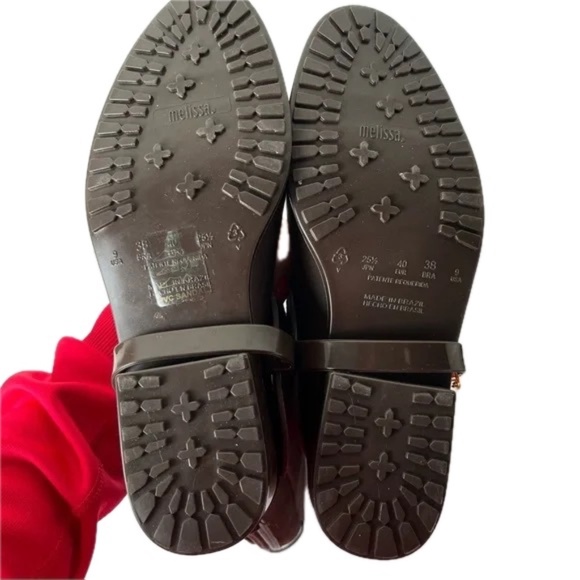 MELISSA 2 in 1 Riding Special Boots Rain Boots Size 40UK Brown Removable Flocked - Picture 13 of 13